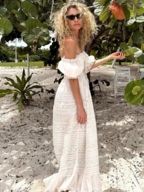 NWOT Doen Izabal Dress in Salt - Picture 5 of 5